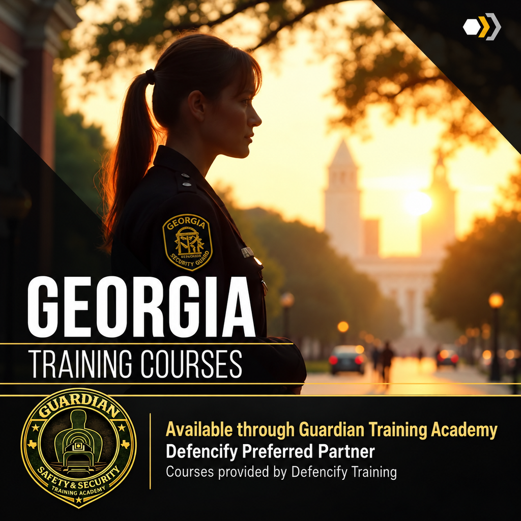Georgia Armed Security Officer CE Bundle — 6 Hours (Excludes Firearms Training)
