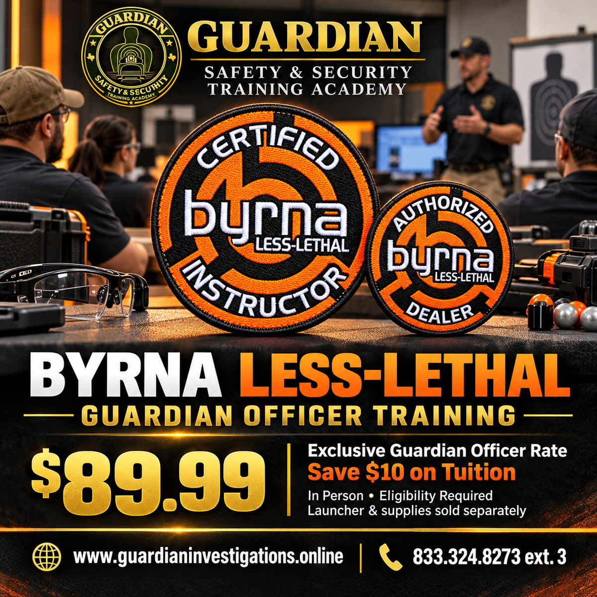 Byrna Less-Lethal Training — In Person