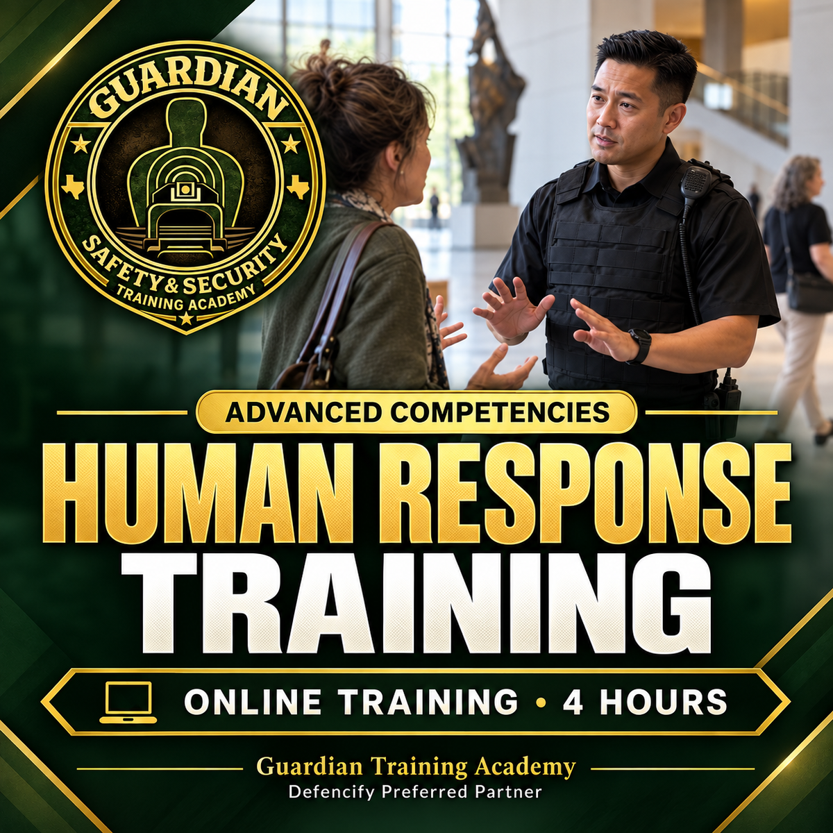 Human Response Training: Crisis De-escalation for Security Officers